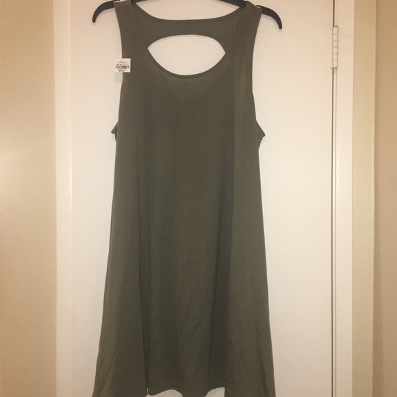 Arizona Jean Company Dresses & Skirts - ♦️NWT♦️Olive Tank Dress